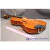 Image 7 : Antique Violin with Case and Bow