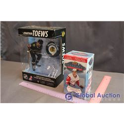 Unopened Upper Deck Artifacts 2016-17 Hockey Cards & Jonathan Toews Collector Figure