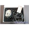 Image 4 : Lot Of Tech In Box (USB Sync Charger, Bluetooth Headset, Massager, Cases)