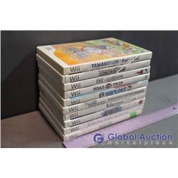 Lot Of Wii Games (10) (Wiifit, The Kore Game, The Beatles Rock Band, Transformers, Wipout 2, Rise Of