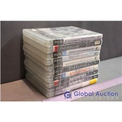 Lot Of PS3 Games (10) (Splinter Cell, Genji, Sports Championships, Assasins Creed Brotherhood And Bl