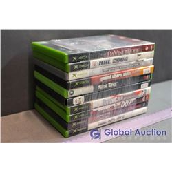 Lot Of Xbox Games (10) (Davinchi Code, NHL, Tony Haw, GTA Vice City, Sneak King, Indy Car, 007, Clon