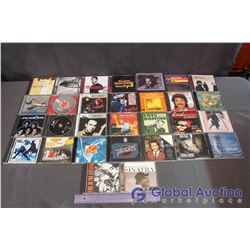 Large Lot of Country, Rock & Big Band CD Music (30 CD's)