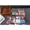 Image 5 : Lot of Casettes, Carrying Case and Basket