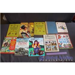 Lot of 10 Childrens Story & Music Books - Some Vintage