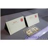 Image 2 : Dominion of Canada 25 cent Bank Note and 2 Canada Letter Cards