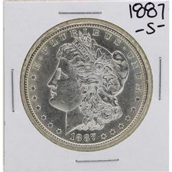 1887-S $1 Morgan Silver Dollar Coin