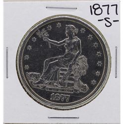 1877-S $1 Trade Silver Dollar Coin