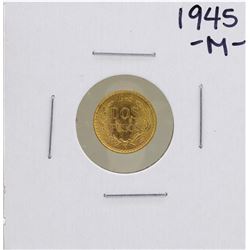 1945 Dos Pesos Gold Coin