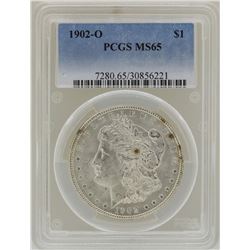 1902-O $1 Morgan Silver Dollar Coin PCGS MS65