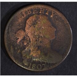 1807 LARGE CENT, GOOD+ METALLIC ALIGNMENT