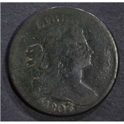 1807/6 LARGE CENT, VG