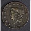Image 1 : 1830 LARGE CENT, VF/XF