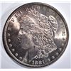 Image 1 : 1881 MORGAN DOLLAR, GEM BU