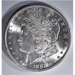 1882-S MORGAN DOLLAR, GEM BU