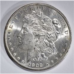 1902-O MORGAN DOLLAR, GEM BU