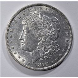 1878 7/8 TF STRONG MORGAN DOLLAR, CH BU