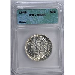 1946 IOWA COMMEM HALF DOLLAR