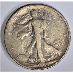 1921 WALKING LIBERTY HALF DOLLAR  FINE