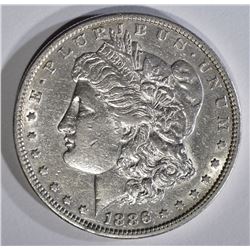1886-S MORGAN DOLLAR XF/AU