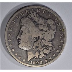 1890-CC MORGAN DOLLAR VG