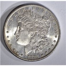 1881-S MORGAN DOLLAR CH BU GREAT COLOR