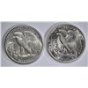 Image 2 : 1942 & 45 WALKING LIBERTY HALVES BU