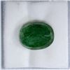 Image 1 : 6.5 CARATS OVAL CUT NATURAL EMERALD