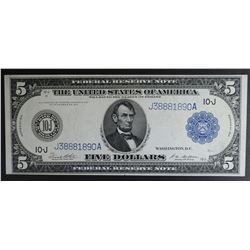 1914 $5 FEDERAL RESERVE NOTE