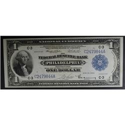 1918 $1 FEDERAL RESERVE BANK NOTE