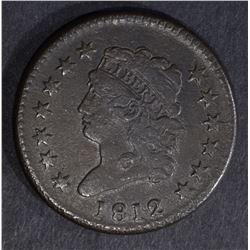 1812 LARGE CENT VF