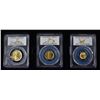 Image 1 : 2016-W 3-COIN GOLD 100th ANNIV SET: