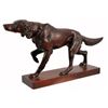 Image 1 : Carved Wooden Hunting Dog Sculpture
