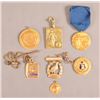 Image 1 : Collection of 14kt Gold Trap Shooting Medals