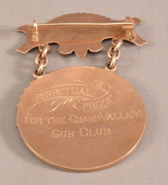 Grand Valley Gun Club Trap Shooting Medal