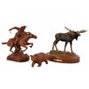 Image 1 : Winchester Rider Sculpture Moose & Bear