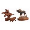 Image 2 : Winchester Rider Sculpture Moose & Bear
