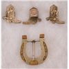 Image 1 : 3 Edward H Bohlin Neck Tie Rings & Renalde Buckle