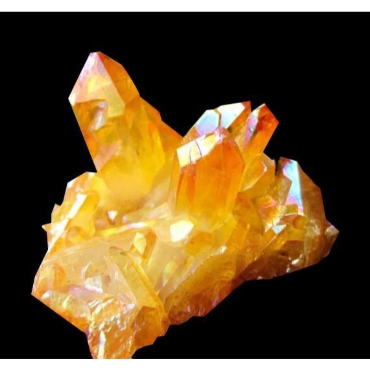 80g Orange Titanium Bismuth Cluster Aura Quartz Stone Orange Crystal Rock 80g Orange Titanium Bismuth Cluster Aura Quartz Stone Orange Crystal Rock