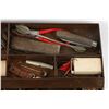 Image 3 : Early Fishing Tackle Box With Contents
