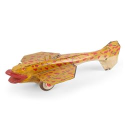 Toy Folk Art Fishing Decoy Plane