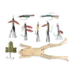Bill Dempsey Carved Frog and Folk Art Lot