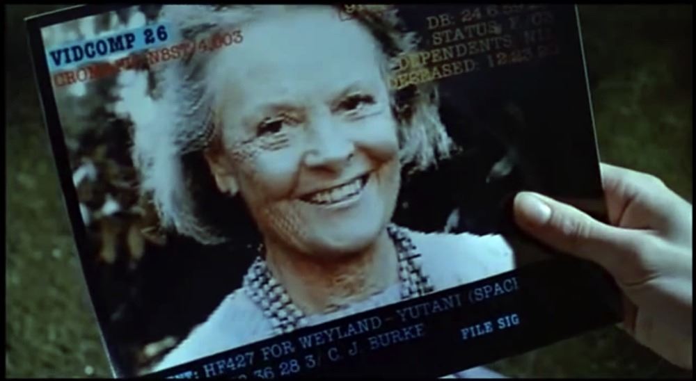 Aliens (1984) Production used transparencies featuring Amanda Ripley