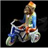 Image 2 : † Toys (1992) An oversized rendition of the classic vintage Monkey riding a tricycle clockwork tinpl