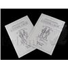 Image 1 : † Dorian Gray (2009) A pair of prop Music programmes, each with a slightly different hand drawn penc