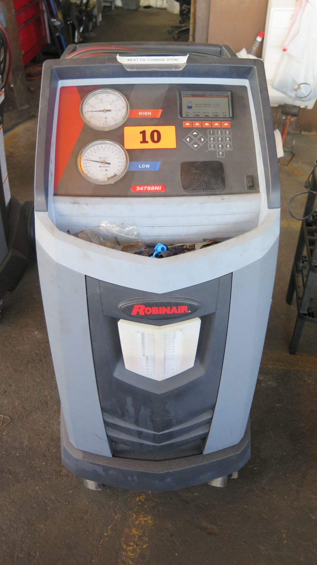 Robinair R134a Machine Robinair 34788NI R-134A Refrigerant Recovery Recycling Recharging Machine