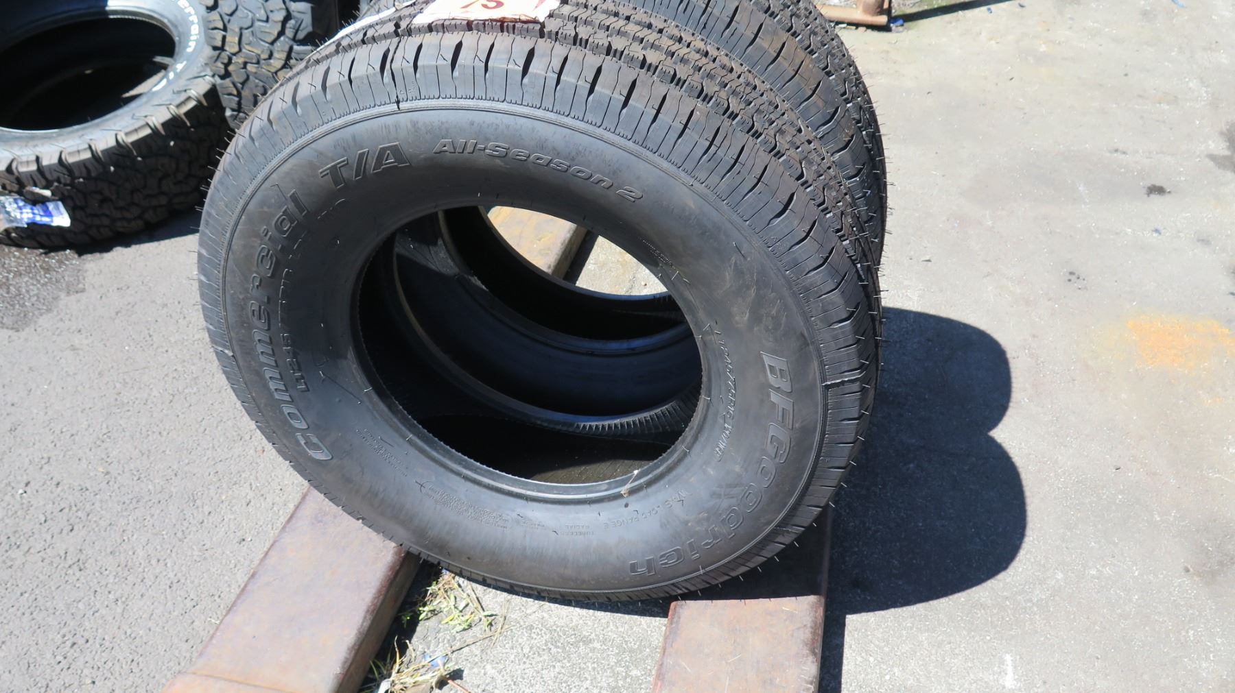 Qty 2 Commercial All-Season 2 Tires: BF Goodrich LT245/75R16