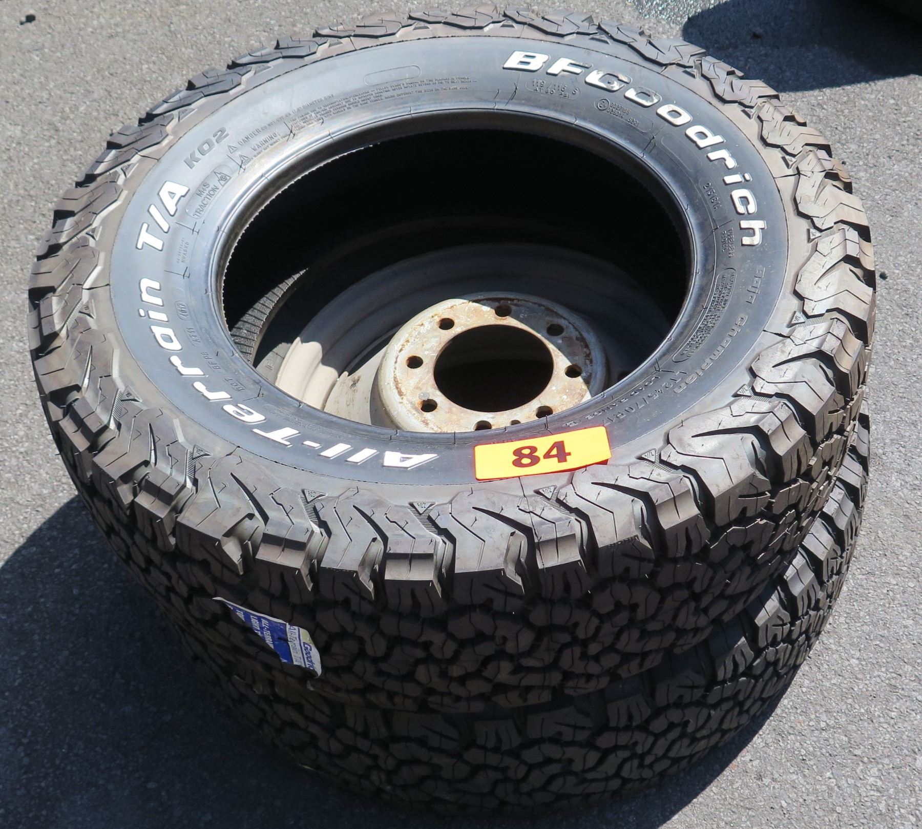 Qty 2 BF Goodrich All Terrain Baja Champion Tires LT245/70R17