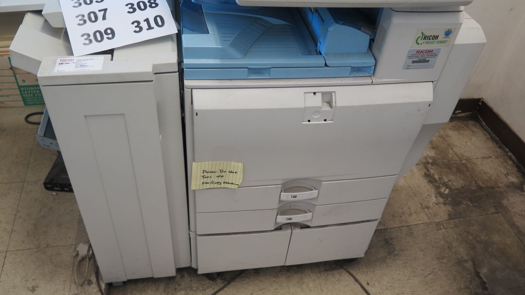 Ricoh Select Series Copier, Scanner, Fax Machine