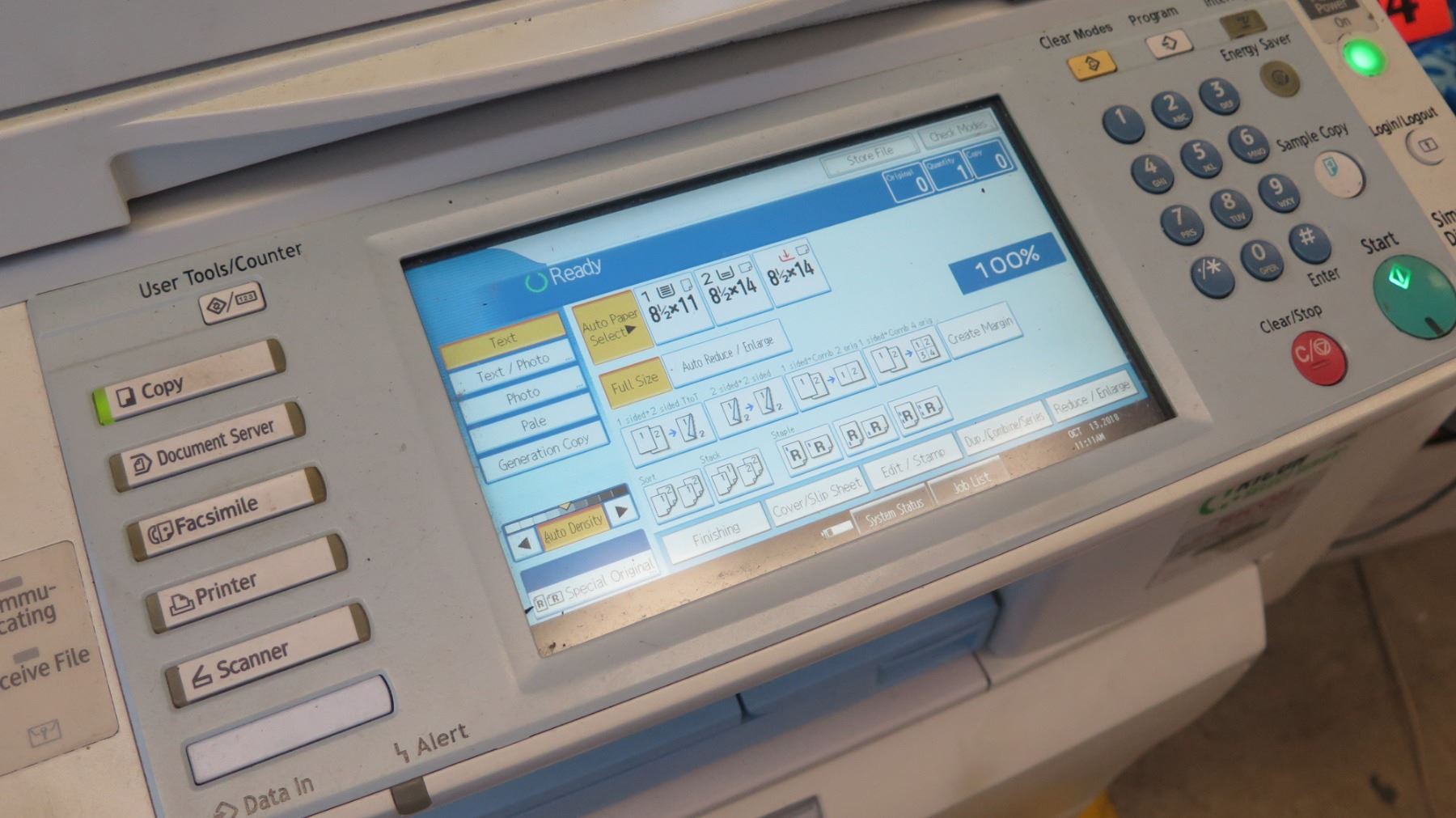 Ricoh Aficio MP-3000 Copier, Scanner, Fax Machine